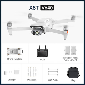 Drone Fimi X8T 640 avec caméra thermique, télécommande avec écran TX20, photographie aérienne, <span class=keywords><strong>image</strong></span> 20KM, cardan <span class=keywords><strong>3</strong></span> axes, drone GPS - Product Image 6