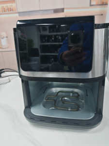 2025 полная нержавеющая сталь Горячая Распродажа двойной нагревательный элемент умная воздушная фритюрница 8 л 9 л 10 л электрическая цифровая видимая воздушная фритюрница с корзиной - Product Image 4