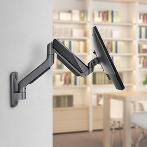 Support mural <span class=keywords><strong>pour</strong></span> écran d'ordinateur à <span class=keywords><strong>bras</strong></span> articulé réglable à mouvement complet personnalisé en usine avec ressort à gaz <span class=keywords><strong>pour</strong></span> écrans d'ordinateur de 17 à 35 pouces - Product Image 1