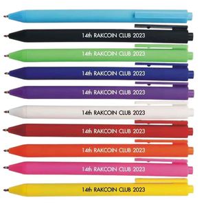 18 Stylos promotionnels colorés tendance, encre gel 1,0 mm, mignons, personnalisables avec logo, stylos à bille en gel - Product Image 4