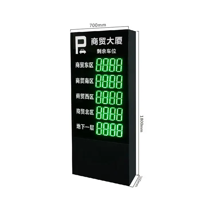 Tenet available parking space display outdoor LED screen display for underground parking system