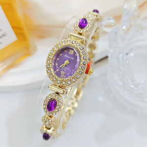 <span class=keywords><strong>Orologio</strong></span> al Quarzo di <span class=keywords><strong>Lusso</strong></span> per <span class=keywords><strong>Donna</strong></span> con Zirconi Incastonati, <span class=keywords><strong>Orologio</strong></span> in Lega con Gemme Colorate e Diamanti - Product Image 2