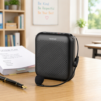 Nouveaux produits, logo personnalisé, amplificateur vocal clair 10W, amplificateur vocal professionnel multifonctionnel filaire pour l'enseignement en classe
