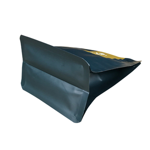 Bolsas de Café Personalizadas con Cierre Ziplock, Fondo Plano y Válvula, Color Azul, para Almacenamiento de Granos de Café - Product Image 3
