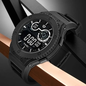 นาฬิกาข้อมือดิจิตอลเรืองแสง <span class=keywords><strong>LED</strong></span> รุ่น <span class=keywords><strong>TOMI</strong></span> T206 สำหรับผู้ชาย ดีไซน์เรียบง่าย กันน้ำ 30 เมตร นาฬิกาสปอร์ตผู้ชาย แสดงวันที่ นาฬิกาอิเล็กทรอนิกส์สำหรับนักเรียน - Product Image 1