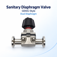 Vanne à diaphragme manuelle à 2 voies, haute température, OEM ODM 601 602 312 673