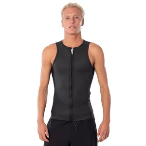 새로운 2MM 네오프렌 잠수복 조끼 민소매 태양 보호 Smoothskin 잠수복 서핑 셔츠 서핑 다이빙 슈트 자켓