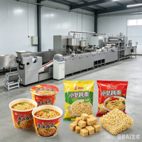 Ligne de production de nouilles instantanées miniatures automatiques non frites, machine à fabriquer des nouilles instantanées en acier inoxydable pour petit atelier