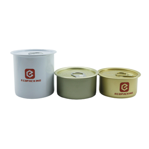 Emballage <span class=keywords><strong>de</strong></span> <span class=keywords><strong>caviar</strong></span> <span class=keywords><strong>de</strong></span> <span class=keywords><strong>boeuf</strong></span> couvercle à ouverture facile boîte en métal blanc boîtes <span class=keywords><strong>de</strong></span> conserve rondes pour emballage <span class=keywords><strong>de</strong></span> thon alimentaire - Product Image 4