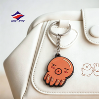 Longzhiyu – Porte-clés en PVC souple 2D/3D personnalisé, 20 ans d'expérience, pour anime, avec votre logo, en caoutchouc, avec chaîne pour sac à dos