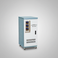 Alimentation électrique à compensation entièrement automatique de haute précision 15KVA 220V, stabilisateur de tension AC haute puissance en cuivre pur
