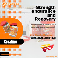Bubuk Creatine Monohydrate Oranye 5g Mikronisasi Tanpa Bahan Pengisi Meningkatkan Performa Fisik untuk Atlet Aktif Grosir 300G