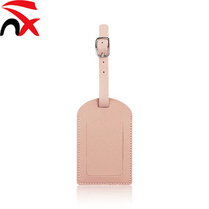 Porte-cartes de bord en cuir PU multicolore avec logo personnalisé, cordon de suspension, étiquette de bagage pour les vacances - Product Image 5