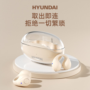 Hyundai T12 Bone Conduction Wireless Bluetooth Earphones Touch <b>Control</b> Sport <b>Gaming</b> With Noise Reduction - Product Image 3