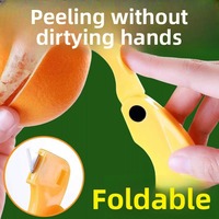 Groothandel Plastic Easy Slicer Cutter Open Schil Sinaasappelapparaat Keukengereedschapsgadget Voor Fruitgroente Sinaasappelschillers Kooktype