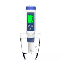 BLE-9909 Numérique Tds Ph Mètres Stylo Type Testeur De Qualité De L'eau 5 En 1 Température Salinité Ec Tds Ph Mètre Pour Aquariums