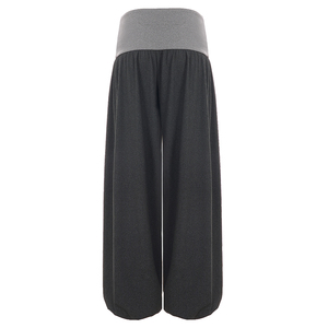 <b>Womens</b> Winter Loose Color Block Modal Breathable Jogger <b>Pants</b> High Elastic Waist Flat Wide Leg Cuffed Hem Casual <b>Lounge</b> <b>Pants</b> - Product Image 6