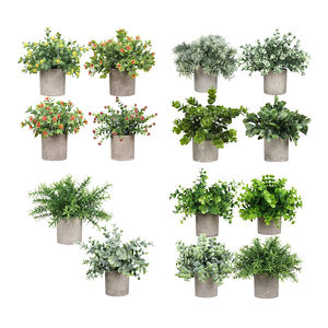 PT003-37 ขายร้อนFauxขนาดเล็กBonsaiชุดประดิษฐ์Frosting Watercressหญ้าพืชสีเขียว<span class=keywords><strong>ใน</strong></span>หม้อตกแต่ง<span class=keywords><strong>ใน</strong></span>ร่ม - Product Image 4