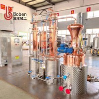 Système de distillation en cuivre multifonctionnel sur mesure Boben pour la production de spiritueux en petite distillerie, équipement de distillerie d'alcool