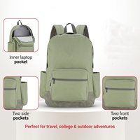Sac à dos pour ordinateur portable léger et de qualité supérieure, résistant à l'eau, pour femmes, pour les voyages en plein air, avec port USB, multifonctionnel, décontracté, personnalisé BSCI