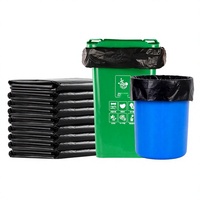 Sacs poubelles extra-larges, épais, en plastique noir, en polyéthylène haute densité, jetables, pour usage agricole, sacs surdimensionnés