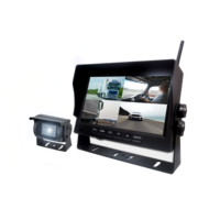 Richmor 7 pouces TFT LCD moniteur de voiture avec 4 caméras système de sauvegarde pour camion Van Coach Bus rétroviseur Type Placement de bureau