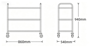 Stainless Steel Utility Cart 3 Tier Rolling <b>Storage</b> <b>Trolley</b> With Casters For Commercial <b>Kitchen</b> Use - Product Image 4