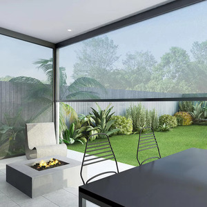 Tende a Rullo Motorizzate Oversize per Esterni con Zip, Schermi Retrattili per Ombreggiatura - Product Image 1