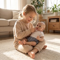 Poupée Bébé Reborn en Silicone Pas Cher de 22 Pouces, Saskia, Corps en Tissu Doux, Réaliste, 55 cm, Jouet DIY pour Filles