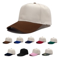 Casquette de baseball unisexe personnalisée en coton 100 % à 5 panneaux, style hip-hop, visière incurvée, logo brodé, respirante, ajustable, vente en gros