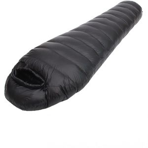 Sac de couchage de type momie ultraléger en tissu nylon, 3 saisons, pour adultes, épaissi, résistant au froid, avec capuche à visière pour le camping et les voyages - Product Image 3