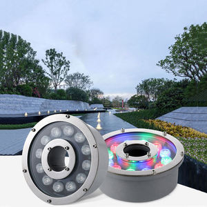 Ip68 Waterproof Underwater Lamp 12V 24V Rgbw Color Change Led Submersible Fountain Ring Nozzle Lights