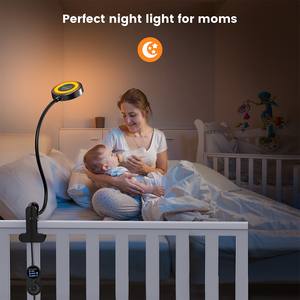 Glocusent Lampe <span class=keywords><strong>de</strong></span> table à clipser améliorée Eye Carging Book Reading Bed Desk Clip on Light sans adaptateur - Product Image 4