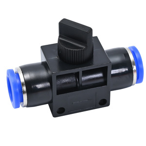 Válvula de interruptor para manguera de aire Buc 4 8 6 10 12mm, conector rápido neumático HVFF, válvula manual para control de gas - Product Image 3