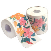 Custom logo Design Printed Toilet Paper Roll Toilet Tissue Bathroom Tissue MOQ 1000 Rolls