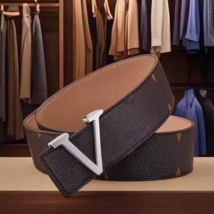 Ceinture en cuir de vachette avec logo personnalisé Boucle en alliage de zinc Vintage Western Unisex Design durable - Product Image 2