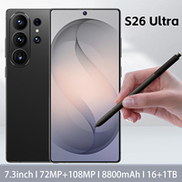 Smartphone S26 Ultra 5G Original 7,3 Pouces 16 Go + 1 To Double SIM Fonctionnalités de Jeu de Haute Qualité Version Globale Téléphone Portable