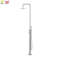 WaterMark WELS robinet de douche extérieur pour piscine en acier inoxydable 316L doré