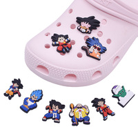 Pingente sapato coreano com desenhos animados, talismã crocs sapatos charme botão sapatos fivela para tamancos decoração por atacado