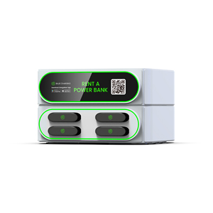 2024 <span class=keywords><strong>Banken</strong></span> Im Powerbank 4 ranuras alquiler apilable estación de carga máquina con luz de respiración banco de energía de acoplamiento - Product Image 2