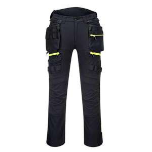 PORTWEST - DX440BKS38 DX4 Pantalon à poches noir avec étui détachable-EAN 5036108338870 HI-VIS WORKWEAR - Product Image 1