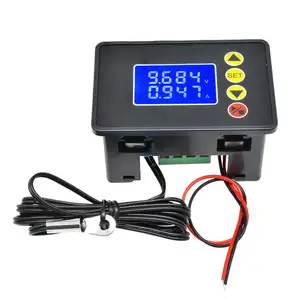 1.37 inch DC 0-100V 10A 1000W 4 Bits kỹ thuật số LCD Vôn kế Ampe kế wattmeter hiện tại điện áp Meter nhiệt độ Tester màn hình