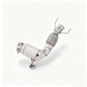ท่อดาวน์ไปป์สำหรับ MINI COOPER S F56 B48 2.0T 304 SS ระบบไอเสียแบบไหลสูง ติดตั้งง่าย อะไหล่สำหรับรถแข่ง มาตรฐานยูโร 5 200 เซลล์ - Product Image 1