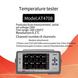 Applent AT4708 8 Channels <b>Temperature</b> Meter <b>Data</b> <b>Logger</b> Test Scope -200c ~1800c - Product Image 4