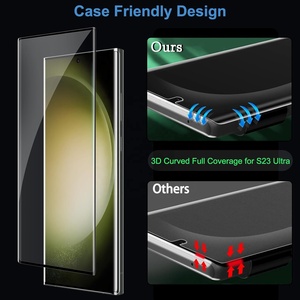 Protection d'écran en verre trempé HD <span class=keywords><strong>ultra</strong></span>-fin, dureté 9H, compatible avec les téléphones mobiles Samsung Galaxy <span class=keywords><strong>S21</strong></span> S22 S23 S24 <span class=keywords><strong>Ultra</strong></span> - Product Image 2