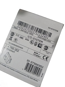 750-352 ETHERNET Fieldbus Coupler สวิตช์แบบรวม RJ45 คู่ รองรับ ETHERNET/IP และ MODBUS TCP แบบติดตั้งบนราง DIN สำหรับ I/O แบบกระจาย - Product Image 1