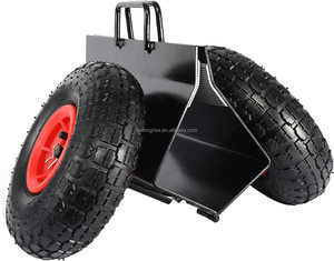 Amarillo 440 Lb. Capacidad Heavy Duty Panel <span class=keywords><strong>Dolly</strong></span> All Terrain <span class=keywords><strong>Dolly</strong></span> con mango, neumáticos Ruedas para chapa de yeso - Product Image 2
