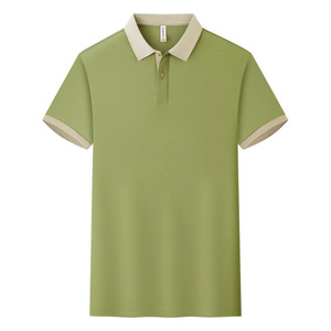 Camisa Polo de Manga Corta, Color Sólido, Tela Oxford, Uniforme para Restaurante o Bar, Ropa de Trabajo, Uso Diario - Product Image 4