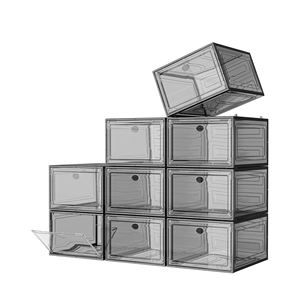 Hot New <b>Plastic</b> clear Shoe <b>Storage</b> <b>Box</b> Dustproof Transparent Acrylic Shoe <b>Storage</b> Stackable Organizer - Product Image 1