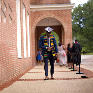 Kente <span class=keywords><strong>Graduation</strong></span> Stole Classe de 2025 | Célébrez la culture avec l'étole de <span class=keywords><strong>graduation</strong></span> africaine | Fabriqué avec de l'art africain authentique - Product Image 3